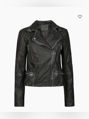 AllSaints Cargo Leather Biker Jacket